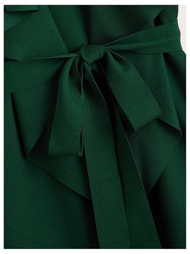 GORGLITTER Women's Tie Front Long Sweater Vests Cardigans Sleeveless Trendy Fall Business Casual Dressy Blazer Jackets3