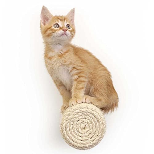 Catastrophic Creations Floating Cat Scratching Post, Hand-Crafted Sisal Cat Scratcher Post, Wall Cat Shelves & Scratching Posts for Indoor Cats, Durable & Modern Cat Furniture (1 Pc)