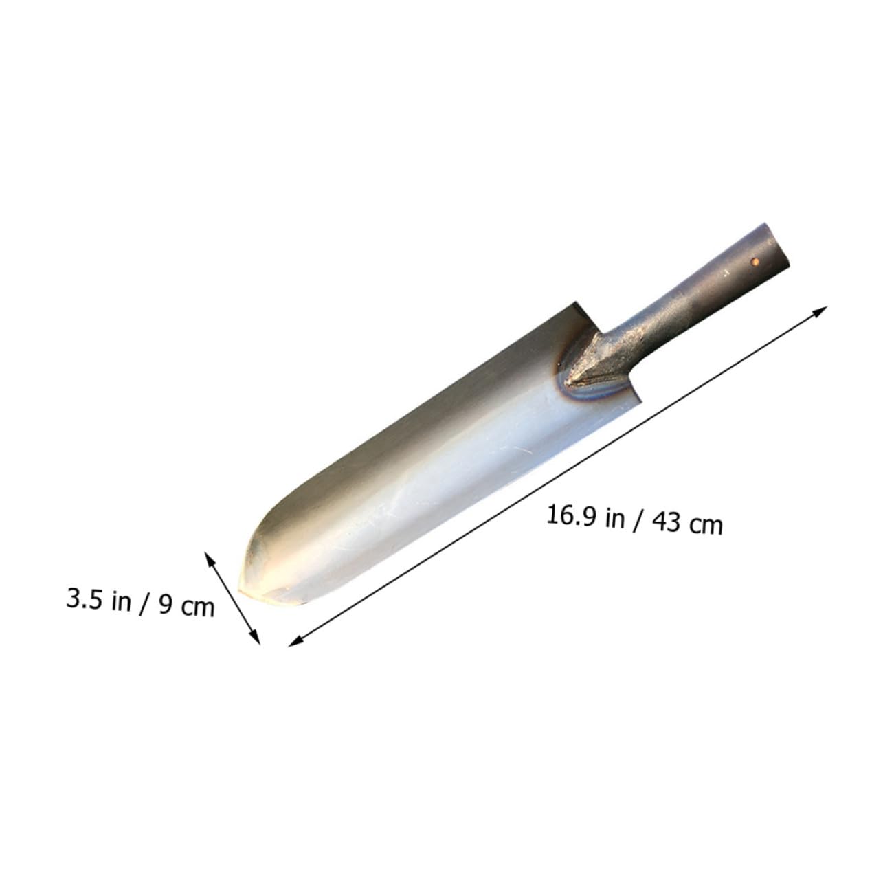 Langer Stahl Pflanzspaten zum Graben und Pflanzen im Garten