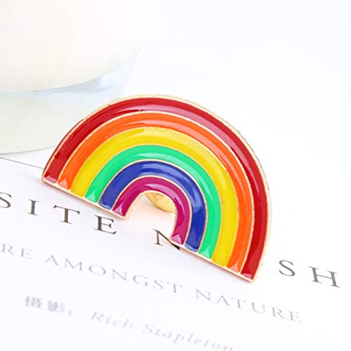 TENDYCOCO 6 Pezzi Spille Arcobaleno Gocce Spilla