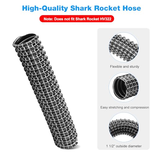 Shark vacuum cleaner hose installation view