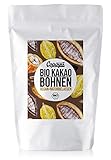 [page_title]-Copaya Bio Kakaobohnen roh, ganze Bohnen vom Criollo Kakao ungeröstet, Edelkakaobohnen vegan in Rohkostqualität 1000g (1kg)
