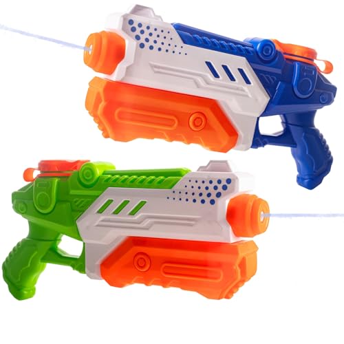 Esta Pistola De Agua Grande Y Potente Tiene Un Alcance De Hasta 12 Metros, Lo Que La Convierte En Una Pistola De Agua Súper Ideal Para Juegos Acuáticos Veraniegos En La Playa Y En La Piscina. 300 Ml
