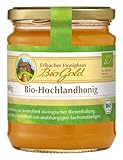 Bio-Hochlandhonig Erlbacher Honighaus BioGold 500g cremig – Aromatisch-vollmündiger und...