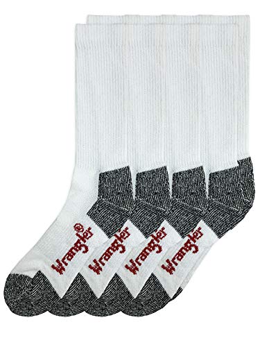 Wrangler Men's Riggs Ultra-Dri Moisture Wicking Crew Boot Socks (4 Pairs) - Main Image