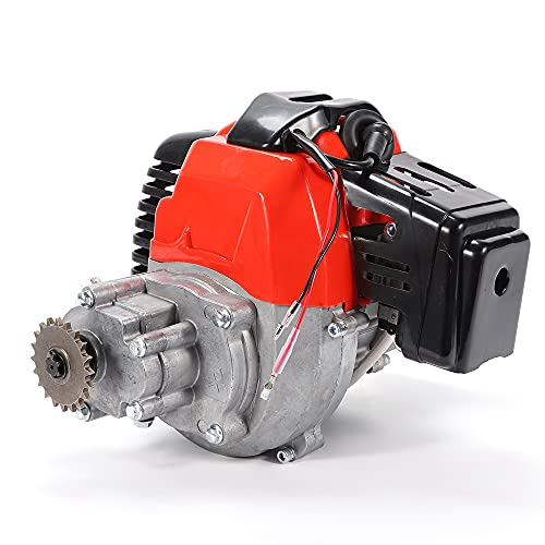Cherimumu 49Cc 2 Stroke Gas Engine Motor, Single Cylinder Pull Start Mini Engine Motor For Pit Bike Atv Gas Scooter #TOP1