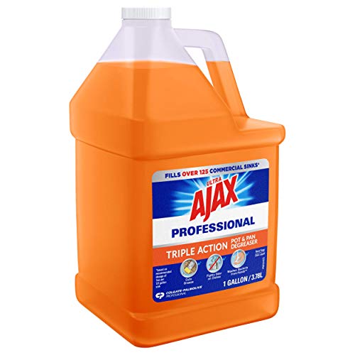 Ajax Ultra Professional Dish Soap And Degreaser, Triple Action Orange, Bulk Dish Soap, 4 Gallons Total (128Oz, Pack Of 4) #TOP7