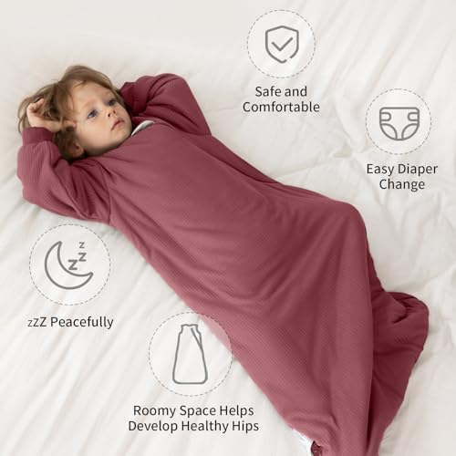 Image of BubblePanda Rayon Made from Bamboo Sleep Sack 6-12 Months 1.5 Tog Baby