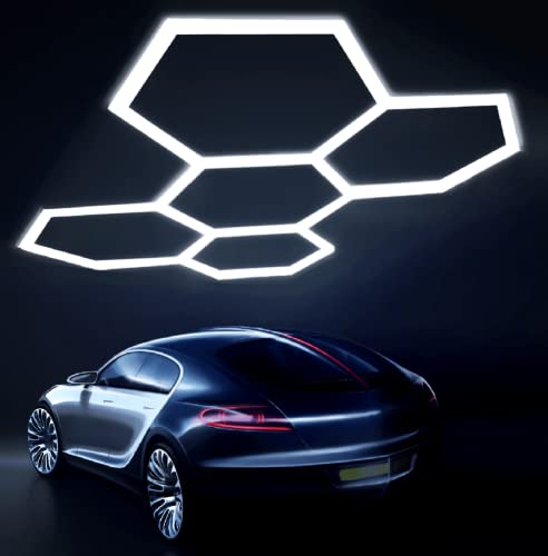 SENKOYU 24 Pack LED Garage Lights, 144W 15950LM 6500K Daylight White, Linkable Plug-in Ceiling Light for Garage Workshop Basement Gym Warehouse 95x66inch SENKOYU 24 Pack LED Garage Lights, 144W 15950LM 6500K Daylight White, Linkable Plug-in Ceiling Light for Garage Workshop Basement Gym Warehouse 95x66inch