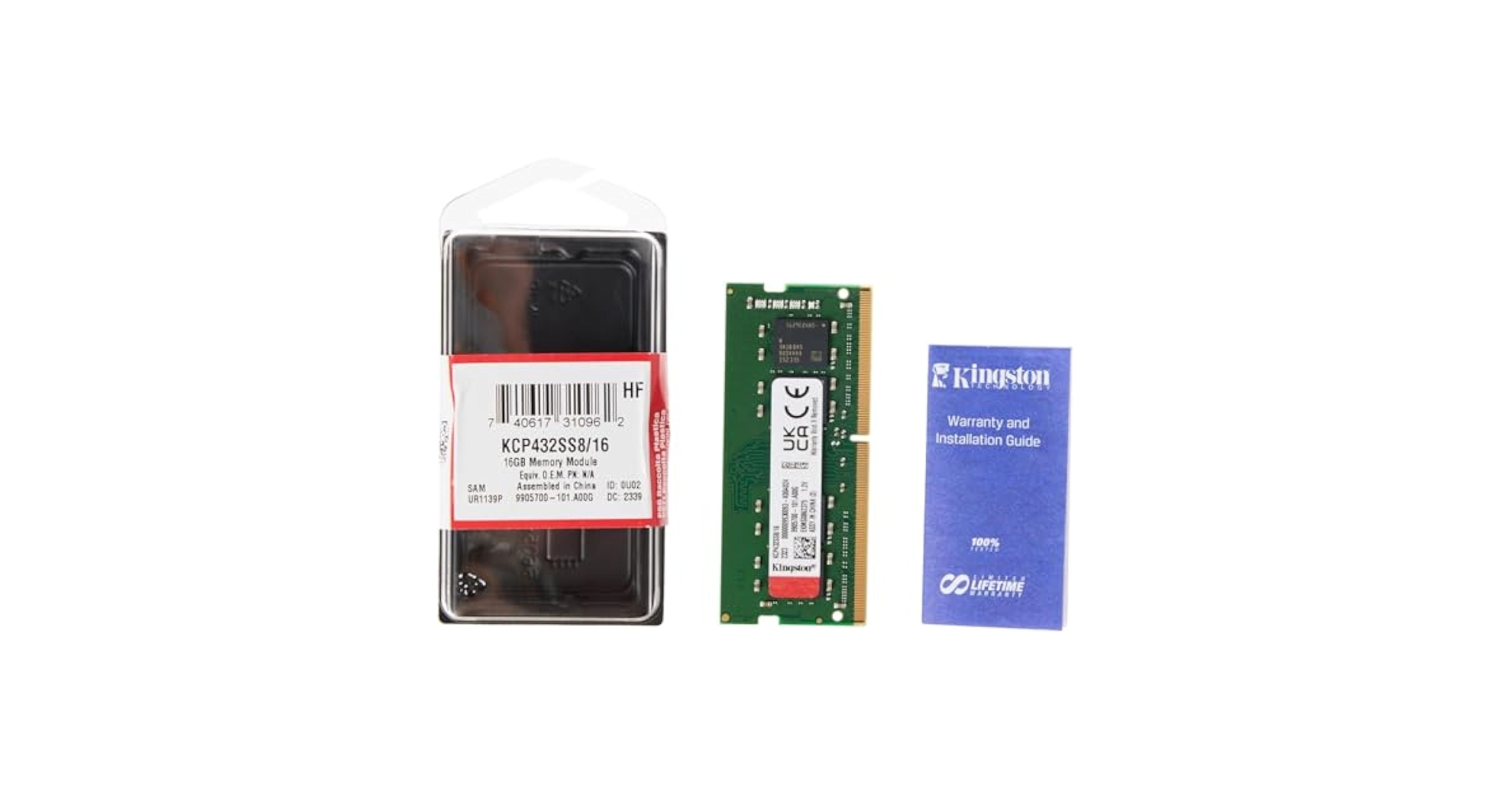 Kingston - Kingston製　KCP432SS8/16　SODIMM DDR4 PC4-25600 16GB A-Tech 16GB RAM Replacement for Kingston KCP432SS8/16 | DDR4