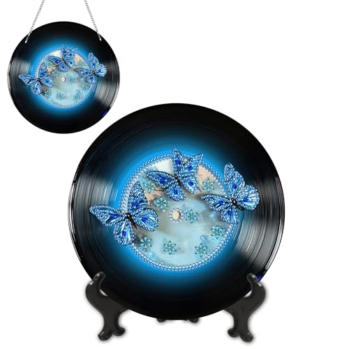 5D DIY Pendentif Peinture Diamant Ginfonr Papillon 20x20cm Loisir Créatif