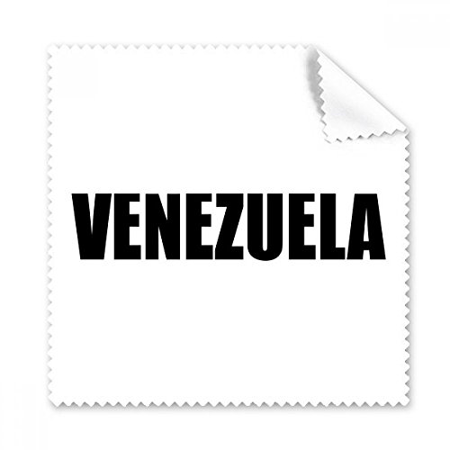 Chiffon nettoie lunettes Venezuela noir essuie-écran téléphone DIYthinker 5pcs