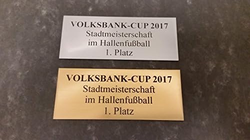 Trophy Signs Trophy Engraving Plate Cup Engraved Nameplate Trophäen