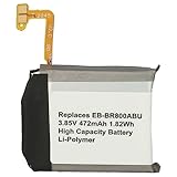 Reemplaza Samsung EB-BR800ABU vhbw Batería reemplaza Samsung EB-BR800ABU para smartwatch, Reloj de Actividad (472 mAh, 3,85 V, Li-Poli) + Herramientas