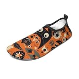 Water Shoes for Women Men Quick Dry Barefoot Shoes Weird Clip Art Sport Shoes Beach Aqua Socks for Hiking Swim Surf Yoga Sport 3/4women