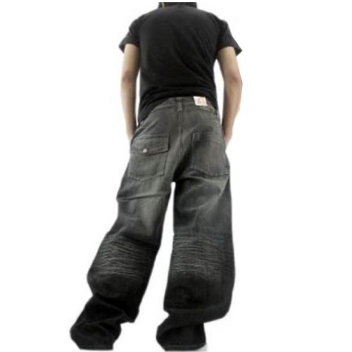 Amazon | [インディゴ レッド] デニムパンツ ブラック ウォッシュ 32