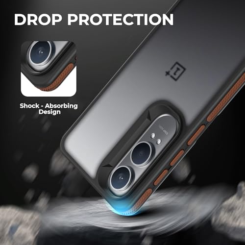 Image of A rtistque Frosted Ultra Matte Back Cover Case for OnePlus Nord CE 4 Lite 5G | Smooth Sides with Grip | Stylish Protective Design | Raised Camera Edges Polycarbonate;Thermoplastic Polyurethane - Brown