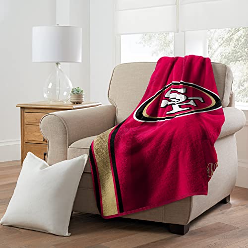The Northwest Company NFL Polyester Sherpa Throw Blanket 50X60, San Francisco 49ers