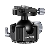 【Ajustes precisos】 La rótula tiene una base panorámica de 360 ​​° y niveles de doble burbuja para satisfacer las necesidades de fotografía de precisión y fotografía panorámica