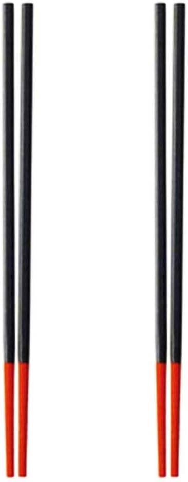 IPPINKA Silicone Chopsticks (Long 30cm), Red - Set of 2