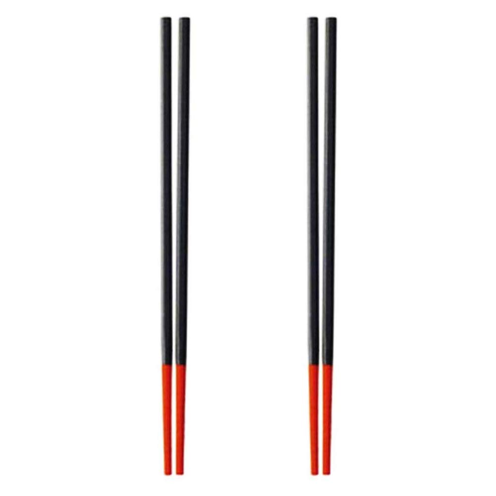 IPPINKA Lot de 2 baguettes en silicone Rouge 30 cm