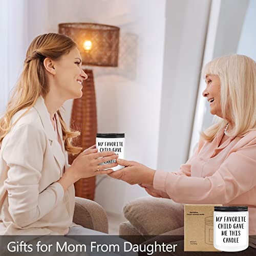 Gifts For Mom From Daughter Son,Mom Gifts,Birthday Mothers Day Christmas Gifts For Mom From Kids,My Favorite Child Gave Me This Candle #TOP6