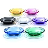 【Imanes de 7 colores】 7 imanes planos de colores, 7 imanes redondos de diferentes colores, los colores de los imanes pequeños son negro, blanco, amarillo, rosa, morado, verde y azul. 1 de cada color. Cada imán de color mide 30 x 7 mm.