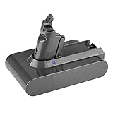 🎁【Detalles del producto】Batería capacidad: 3000 mAh | Voltaje: 21,6 voltios | Volumen de suministro: 1 X batería y 1 X manual de usuario || Batería de repuesto para Dyson V6 SV03 SV04 SV05 SV06 SV07 SV09; Adecuado para Dyson DC58 DC59 DC61 DC72 DC74 DC62 Aspirador inalámbrico para animales. Las baterías son compatibles con sus limpiadores y duran bien y se pueden cargar completamente rápidamente.