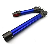 Tubo de extensión plegable de aluminio de 91,3 cm para aspiradora Dyson V7, V8, V10, V11, tubo flexible, mango de extensión