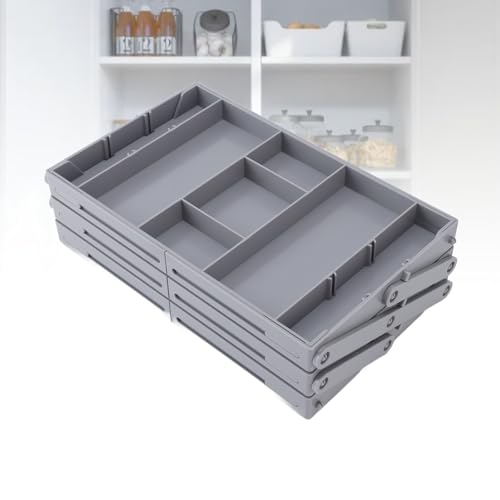 Bandeja de almacenamiento de 3 niveles expandible, el secreto para unos cajones perfectos 3