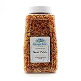 Harmony House Foods Dried Sweet Potato, diced (19.5 oz, Quart Size Jar) for Cooking, Camping, Emergency Supply, and More