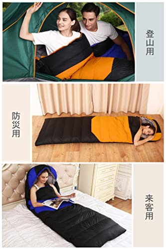 JUYEE 寝袋 冬用 ダウン シュラフ 冬 最低温度-25 キャンプ 羽毛寝袋 2人用 連結可能 2.7kg 大きいサイズ 封筒型 の商品画像 6