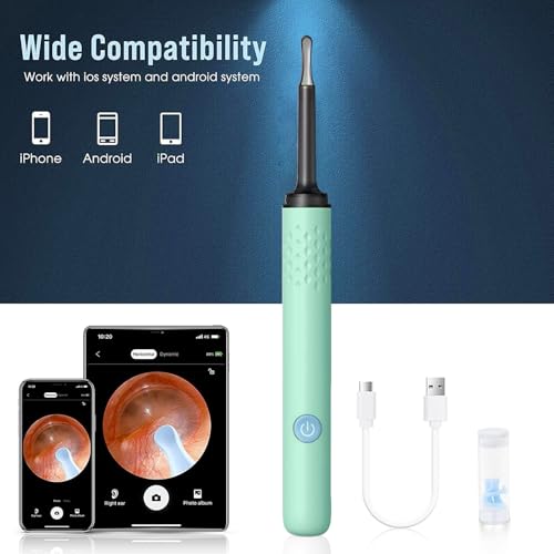 image for AIFINI Ear Wax Removal, Ear Cleaner with Camera and Light, Ear Wax Rem