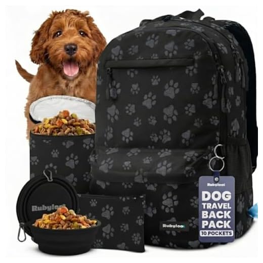 Comprehensive Dog Travel Supply Backpack