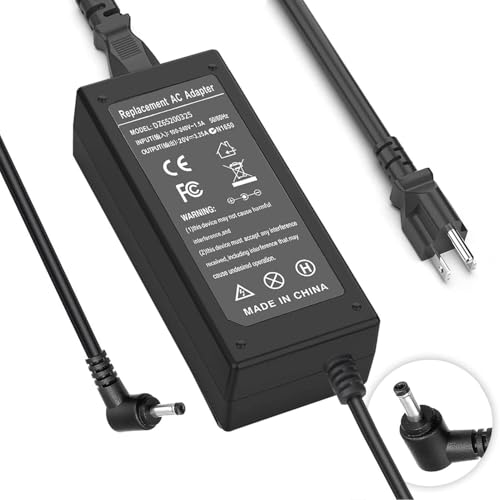 65W AC Adapter Power Cord Replacement for Lenovo Laptop Charger Round Tip,IdeaPad 1 3 5, Flex 4 5 6 11 14 15 1470 1480,IdeaPad 330 330s 310 320 710s S145 S340 V15 Yoga 720 710