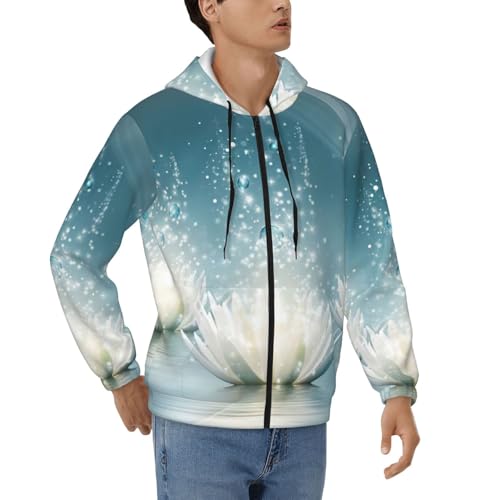 Sweat à capuche décontracté EdWal blanc pour homme : fini les looks ternes en hiver