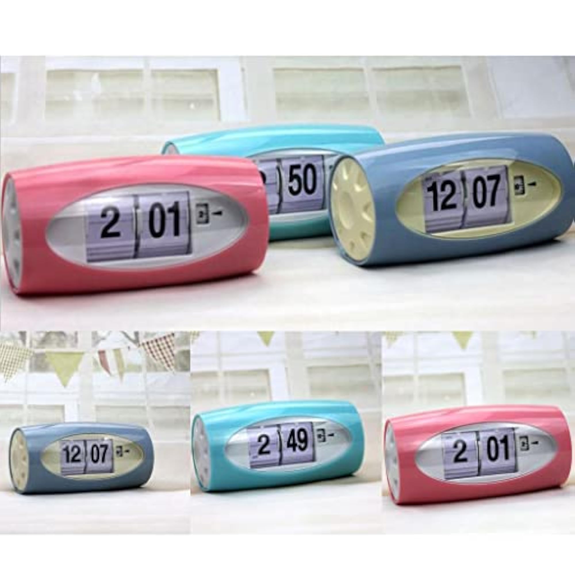 Digital Table Clock with Auto Flip Feature