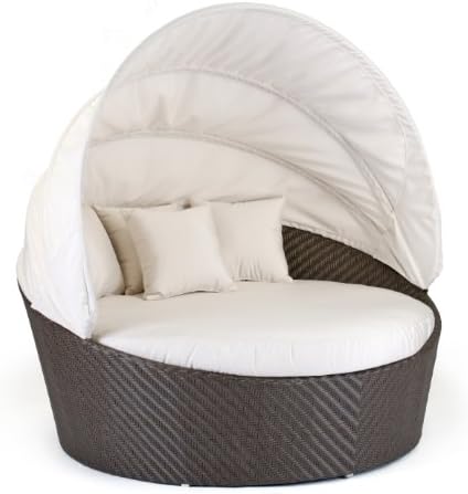 Maxime Round Daybed with Sunbrella Canopy