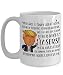 Trump Mug for Great Wife Donald Trump Wife Gifts from Husband Funny Novelty Office Work Coffee Mugs Tea Cup Best Inappropriate Humorous Christmas Gag Gift Idea for women her mom