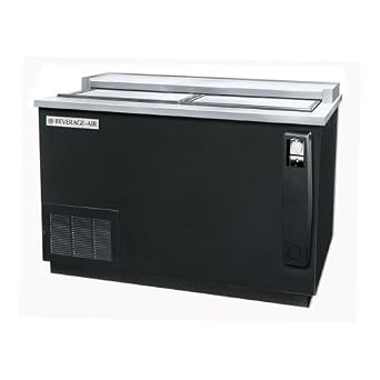 Beverage Air DW49HC-B 50" W Deep Well Bottle Cooler, Holds 420 Bottles 12 oz.