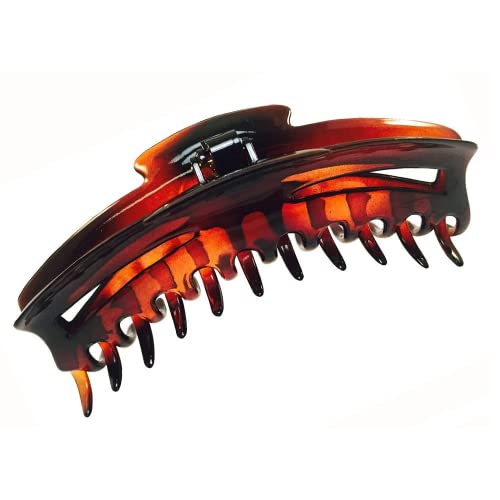 Parcelona French Bend Tortoiseshell Claw Clip 6 inch