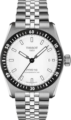 [�e�B�\] �r���v TISSOT PR516 38mm T1494071103100 �����Y �N���m�O���t �I�[�g�}�e�B�b�N �z���C�g������