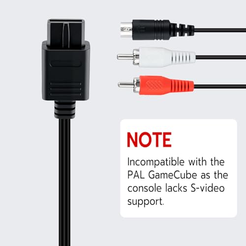 Gam3Gear S Video Cable for SNES N64 Gamecube - NOT compatible with PAL GameCube - Thumbnail 4