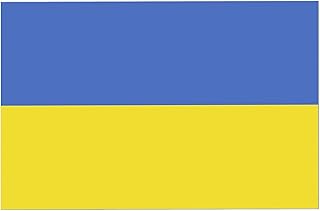 Magnet Me Up Ukraine Flag Car Magnet 3x5 Inch Weatherproof UV-Printed Vinyl Durable, Fade Resistant, Patriotic Auto Magnetic Decal Made in USA, Strong Hold for Vehicles, Lockers, Made in USA