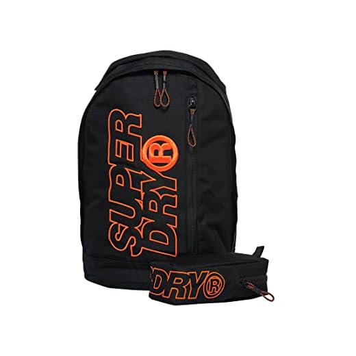 SUPERDRY Backpacks Superdry Zac Freshman Backpack Black Hazard One Size