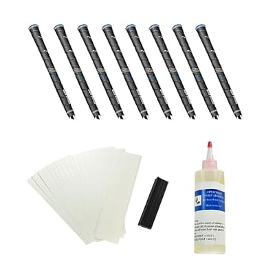Golf Pride CP2 Wrap Standard Golf Grips (8pcs + Golf Grip Kit) Black