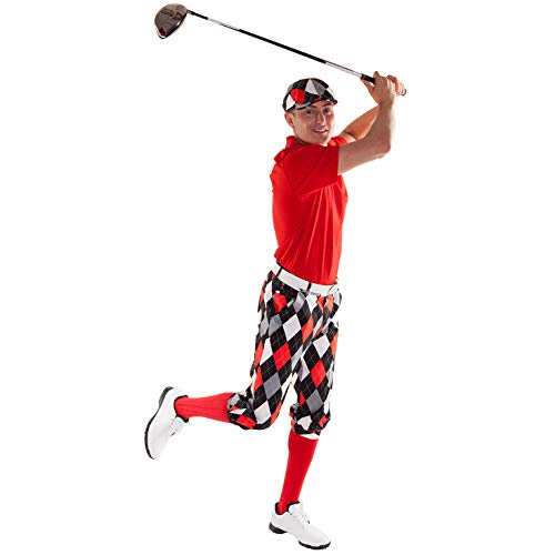 Royal & Awesome Bright Funky Colourful Long Golf Socks2