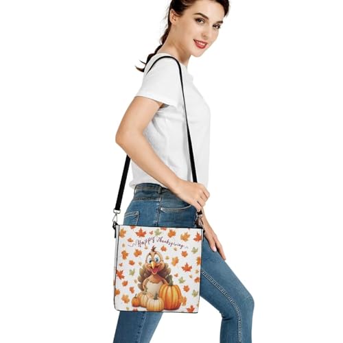 Image of HUGS IDEA Boho Bags for Women Leather Handbag Shoulder Bucket Crossbody Purse