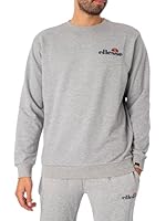 Ellesse Men's Fierro Sweatshirt, Grey Marl, X-Small