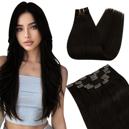 Ugeat Human Hair Clip in Extensions 20 Inch Hair Extensions